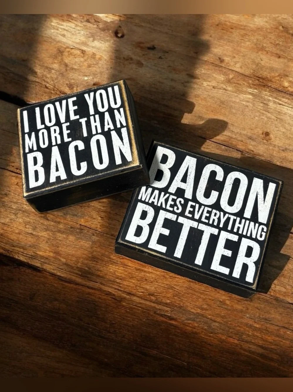 Bacon Lovers Wooden Farmhouse Sign Bundle